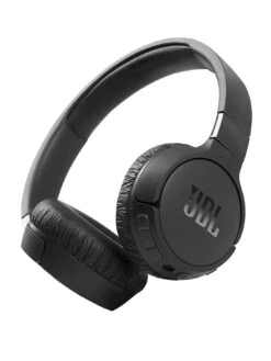 JBL Tune 660NC, On-ear Wireless Noise Cancelling Headphones, Bluetooth, On-earcup Controls, Black