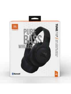 JBL Tune 710BT Wireless Over-Ear Headphones - Multi-Point Connection, Black -Digital Station UX3ML SQ5 0000000004 BLACK SLd1