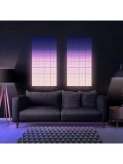 Twinkly Squares Combo Pack App-controlled LED Panels With 64 RGB (16 Million Colours) Pixels With 1 Master Tile + 5 Extensions -Digital Station UXQ9M SQ4 0000000099 N A SLd2