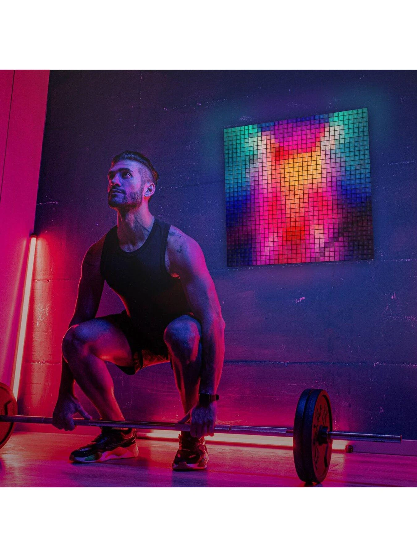 Twinkly Squares Extension Kit App-controlled LED Panels With 64 RGB (16 Million Colours) Pixels With 3 Extension Tiles -Requires Twinkly Combo Pack 5 Twinkly Squares Extension Kit App-controlled LED Panels With 64 RGB (16 Million Colours) Pixels With 3 Extension Tiles -Requires Twinkly Combo Pack - Image 5