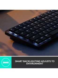 Logitech MX Mechanical Mini Minimalist Wireless Illuminated Keyboard - GRAPHITE - UK - EMEA -Digital Station UZGCN SQ4 0000000527 GRAPHITE SLd