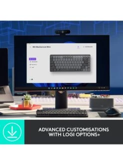 Logitech MX Mechanical Mini Minimalist Wireless Illuminated Keyboard - GRAPHITE - UK - EMEA -Digital Station UZGCN SQ5 0000000527 GRAPHITE SLd1