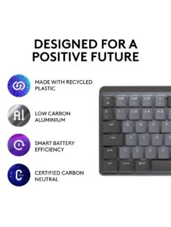 Logitech MX Mechanical Mini Minimalist Wireless Illuminated Keyboard - GRAPHITE - UK - EMEA -Digital Station UZGCN SQ7 0000000527 GRAPHITE SLd3