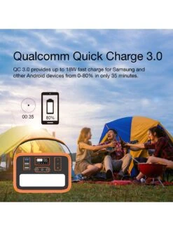 Energizer Portable Power Station 153.6Wh (48,000mAh) AC/DC 1 X 150W Outlet, 3 X USB-A (QC3.0) Power Bank Backup For Outdoor Travel Camping Emergency Home -Digital Station UZGV8 SQ6 0000000099 N A SLd2