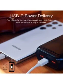 Energizer 20,000mAh Power Bank With USB-C Power Delivery (PD) And 22.5W Smart USB-A (QC/VOOC/SCP) 13 Energizer 20,000mAh Power Bank With USB-C Power Delivery (PD) And 22.5W Smart USB-A (QC/VOOC/SCP) -Digital Station UZK49 SQ6 0000000099 N A SLd2