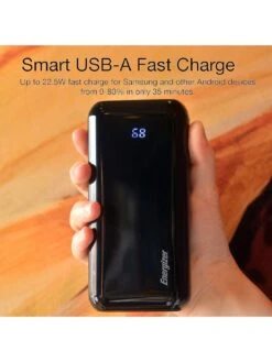 Energizer 10,000mAh Power Bank With USB-C Power Delivery (PD) And 22.5W Smart USB-A (QC/VOOC/SCP) -Digital Station UZK4B SQ7 0000000099 N A SLd3