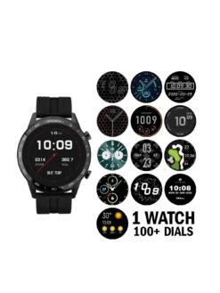 Sekonda Active Men's Silicone Strap Smartwatch - Red/Black -Digital Station UZXET SQ5 0000000017 RED SLd1