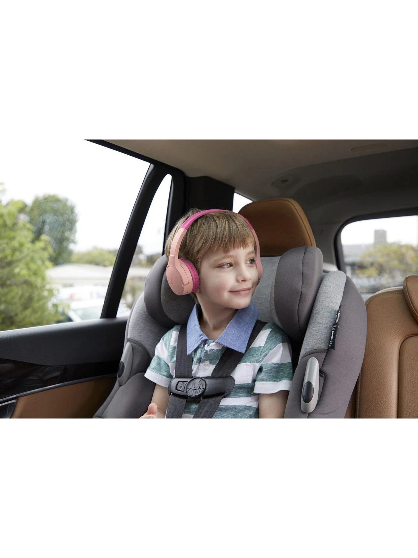 Belkin Soundform Mini Wireless On-Ear Headphones For Kids - Pink 6 Belkin Soundform Mini Wireless On-Ear Headphones For Kids - Pink - Image 6