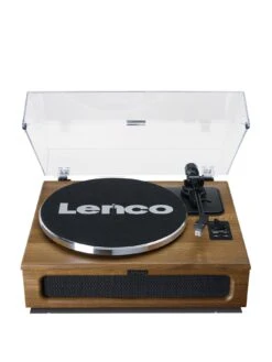 Lenco LS-410WA Turntable With Bluetooth And Built-in Speakers - Walnut