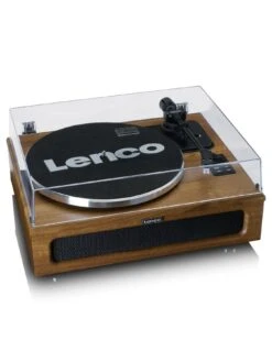 Lenco LS-410WA Turntable With Bluetooth And Built-in Speakers - Walnut -Digital Station V3R6X SQ5 0000000094 WOOD SLd1