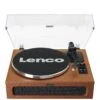 Lenco LS-430BN Turntable With Built-in Speakers - Brown