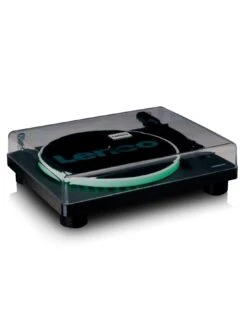 Lenco LS-50LED - Turntable With Speakers, Lights And Music Digitisation -Digital Station V3R73 SQ5 0000000004 BLACK SLd1