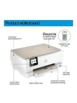 HP Envy Inspire 7220E All In One Printer 10 HP Envy Inspire 7220E All In One Printer -Digital Station V48VM SQ3 0000000088 NO COLOR SLa