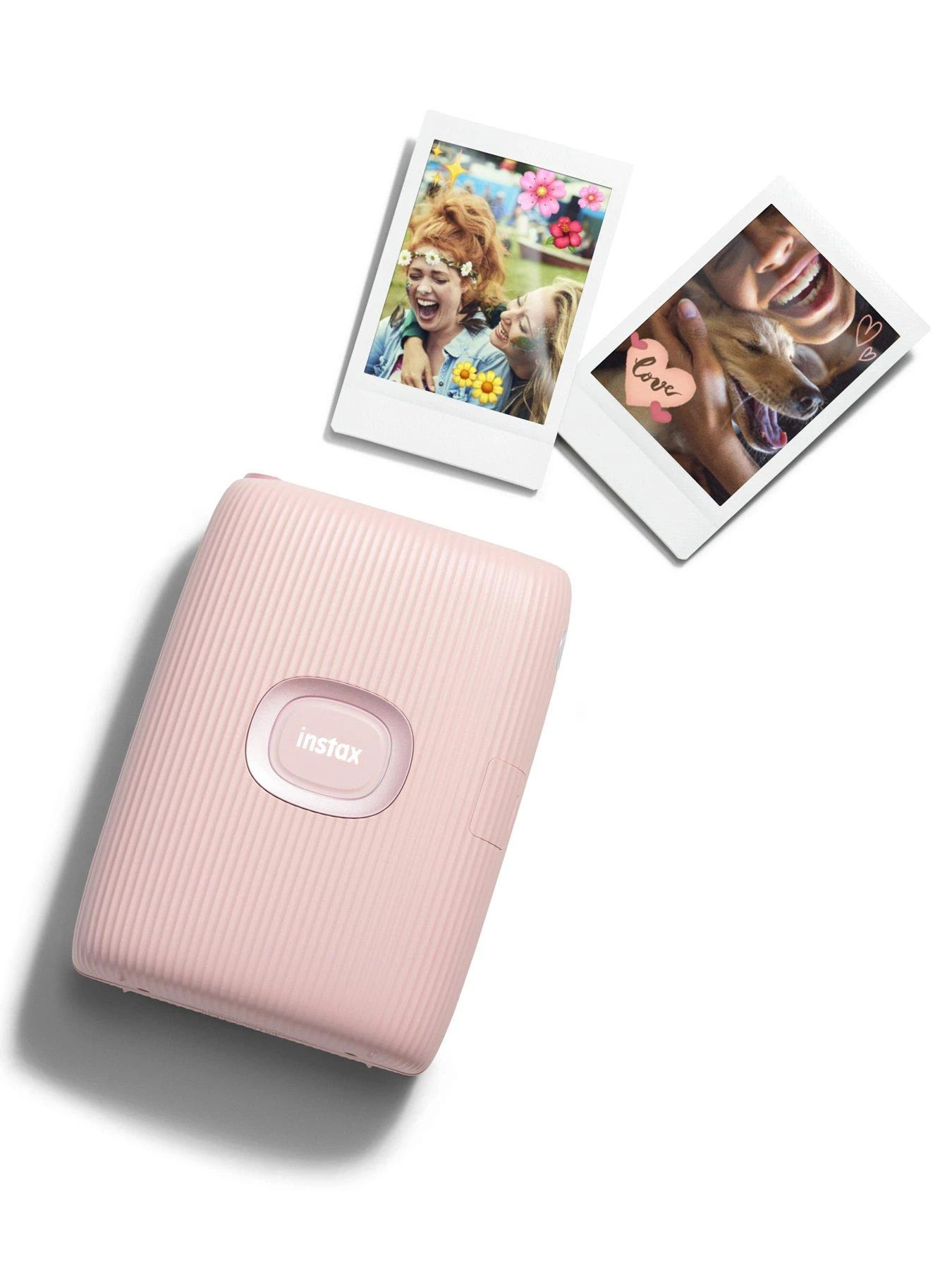 Fujifilm Instax Mini Link 2 Wireless Smartphone Photo Printer - Soft Pink 5 Fujifilm Instax Mini Link 2 Wireless Smartphone Photo Printer - Soft Pink - Image 5