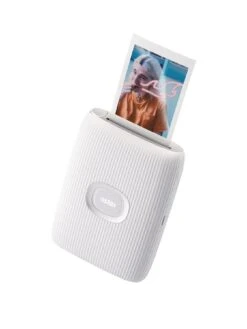 Fujifilm Instax Mini Link 2 Wireless Smartphone Photo Printer Including 40 Shots - Clay White -Digital Station V4NW7 SQ3 0000000013 WHITE SLa