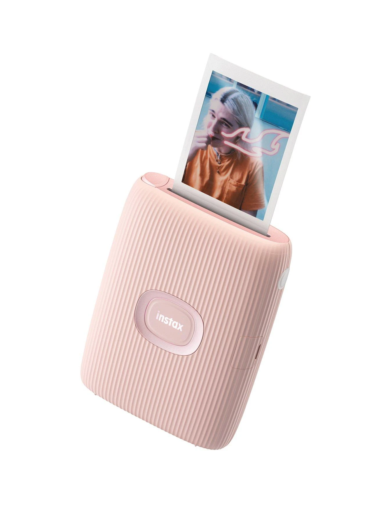 Fujifilm Instax Mini Link 2 Wireless Smartphone Photo Printer Including 20 Shots - Soft Pink 3 Fujifilm Instax Mini Link 2 Wireless Smartphone Photo Printer Including 20 Shots - Soft Pink - Image 3
