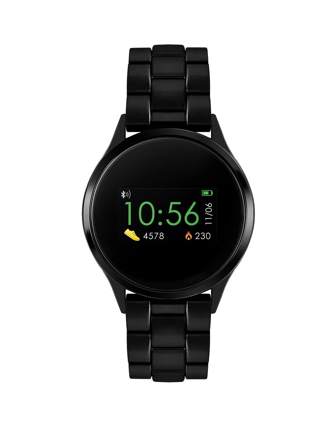 Reflex Active Series 4 Smart Watch With Colour Touch Screen And Black Stainless Steel Bracelet 1 Reflex Active Series 4 Smart Watch With Colour Touch Screen And Black Stainless Steel Bracelet