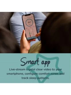 Tommee Tippee Dreamsense Smart Baby Monitor -Digital Station V52LG SQ4 0000000013 WHITE SLd1