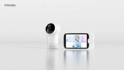 Hubble Nursery View Pro 5" Video Baby Monitor With Remote, Pan, Tilt & Zoom -Digital Station V54AT SQ8 0000000013 WHITE DVvL