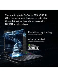 Asus Zenbook Pro 14 Duo OLED UX8402ZA-M3033W Laptop - 14.5in 2.8K Touchscreen, Intel Core I7, 16GB RAM, 512GB SSD -Digital Station V5PRN SQ5 0000000004 BLACK SLd1