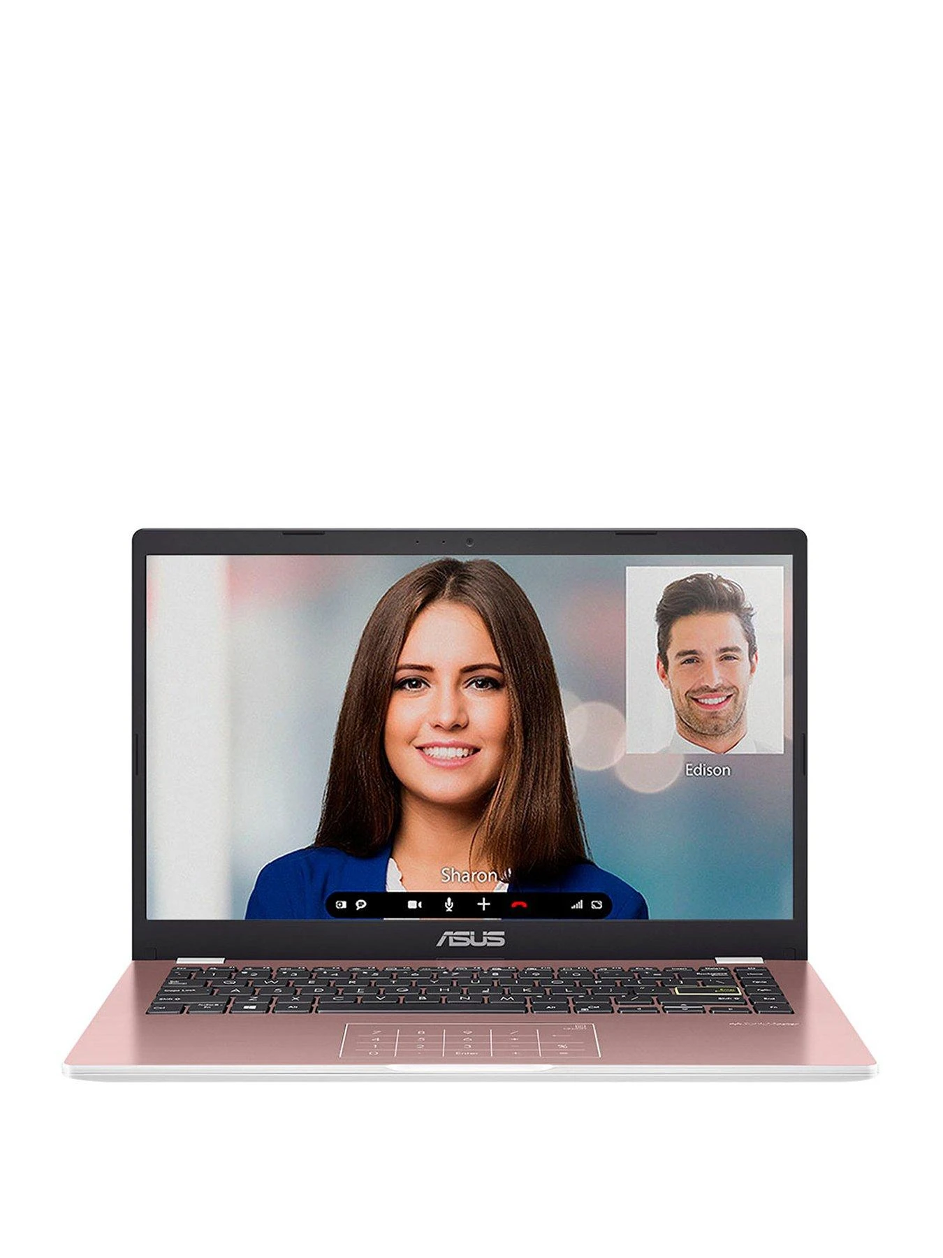 Asus Cloudbook E410MA-EK1214WS, Intel Celeron, 4GB RAM 64GB Storage, 14in Laptop - Pink 3 Asus Cloudbook E410MA-EK1214WS, Intel Celeron, 4GB RAM 64GB Storage, 14in Laptop - Pink - Image 3