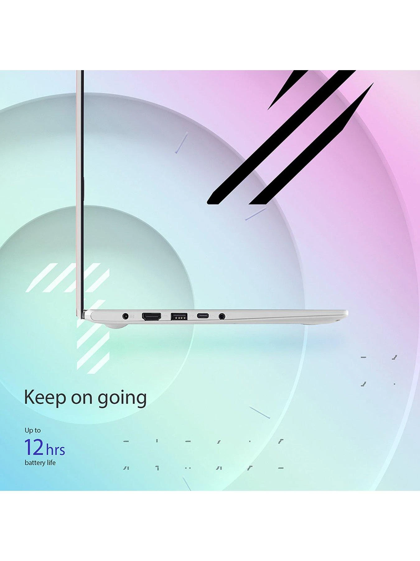 Asus Cloudbook E410MA-EK1214WS, Intel Celeron, 4GB RAM 64GB Storage, 14in Laptop - Pink 5 Asus Cloudbook E410MA-EK1214WS, Intel Celeron, 4GB RAM 64GB Storage, 14in Laptop - Pink - Image 5