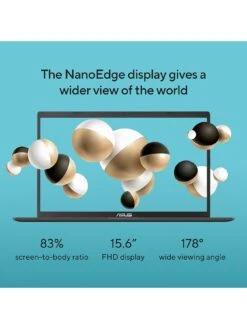 Asus VivoBook 15 X1500EA-EJ2670W Laptop - 15.6in FHD, Intel Pentium Gold, 8GB RAM, 256GB Storage - Black 12 Asus VivoBook 15 X1500EA-EJ2670W Laptop - 15.6in FHD, Intel Pentium Gold, 8GB RAM, 256GB Storage - Black -Digital Station V5PRX SQ6 0000000004 BLACK SLd2