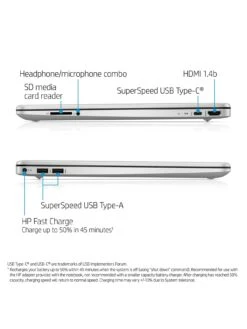 HP Laptop 15s-fq2037na - 15.6in FHD, Intel Core I5-1135G7, 8GB RAM, 256GB SSD - Silver -Digital Station V68FT SQ5 0000000035 SILVER SLd1