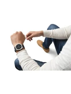 Ben Sherman Multisport Smartwatch Black Leather Strap -Digital Station V6VAP SQ4 0000000004 BLACK SLd