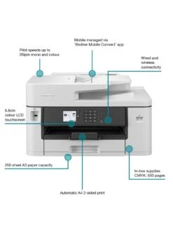 Brother MFC-J5340DW Wireless All-in-one A4 Inkjet Printer with A3 Print Capabilities 10 Brother MFC-J5340DW Wireless All-in-one A4 Inkjet Printer with A3 Print Capabilities -Digital Station V6ZM9 SQ5 0000000099 N A SLd1