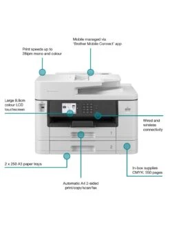 Brother MFC-J5740DW Wireless All-in-one A4 Inkjet Printer with A3 Print Capabilities -Digital Station V6ZMA SQ5 0000000099 N A SLd1