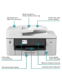 Brother MFC-J6540DW Wireless All-in-one A3 Inkjet Printer 10 Brother MFC-J6540DW Wireless All-in-one A3 Inkjet Printer -Digital Station V6ZMB SQ5 0000000099 N A SLd1