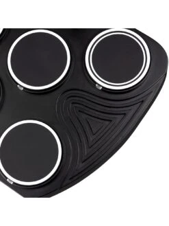 RockJam Tabletop 7 Pad Electronic MIDI Bluetooth Drum Kit -Digital Station V7E9V SQ6 0000000004 BLACK SLd4