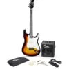 RockJam Full Size Electric Guitar Super Kit RJEG06 Sunburst
