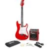 RockJam Full Size Electric Guitar Super Kit RJEG06 Red
