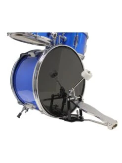 RockJam 3 Piece Junior Drum Kit With Cymbal, Pedal, Stool And Sticks - Metallic Blue 8 RockJam 3 Piece Junior Drum Kit With Cymbal, Pedal, Stool And Sticks - Metallic Blue -Digital Station V7EAB SQ4 0000000020 BLUE SLd2