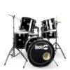 RockJam Full Size Drum Kit - Black