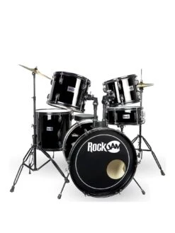 RockJam Full Size Drum Kit - Black