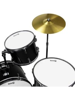 RockJam Full Size Drum Kit - Black -Digital Station V7EAE SQ6 0000000004 BLACK SLd4