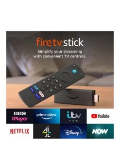 Amazon Fire TV Stick (2021) With Alexa Voice Remote (includes TV Controls), HD Streaming Device -Digital Station V7FS4 SQ3 0000000004 BLACK SLa