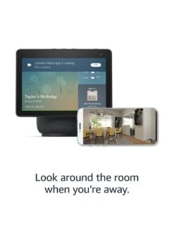 Amazon Echo Show 10 (3rd Gen) HD Smart Display With Motion And Alexa -Digital Station V7FZ3 SQ3 0000000004 BLACK SLd1