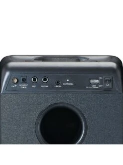 Lenco PA-200 - Bluetooth Party Speaker With Full Front Animation 9 Lenco PA-200 - Bluetooth Party Speaker With Full Front Animation -Digital Station V7HB7 SQ5 0000000004 BLACK SLd1