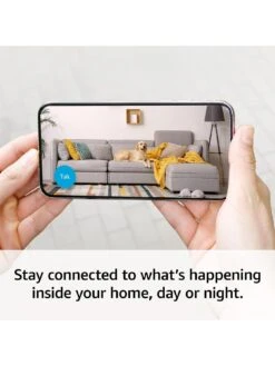 Amazon Blink Indoor , Wireless, HD Security Camera With Two-year Battery Life, Motion Detection, Two-way Audio , 1-Camera System -Digital Station V7WJM SQ6 0000000013 WHITE SLd2