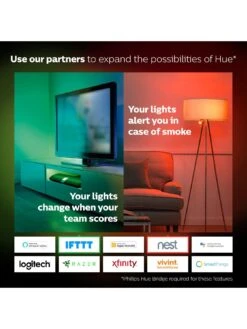 Philips Hue Hue White & Colour Ambiance Smart Bulb 2 Pack B22 Starter Kit -Digital Station V849Q SQ3 0000000099 N A SLd1