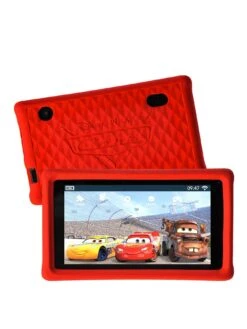 Pebble Gear Disney Cars (7"Tablet & Headphones Bundle) By Pebble Gear -Digital Station V8BKC SQ3 0000000017 RED SLa