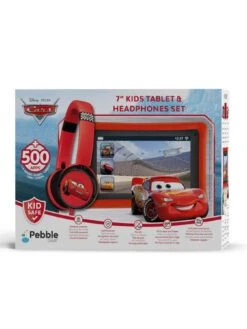 Pebble Gear Disney Cars (7"Tablet & Headphones Bundle) By Pebble Gear -Digital Station V8BKC SQ7 0000000017 RED SLd3
