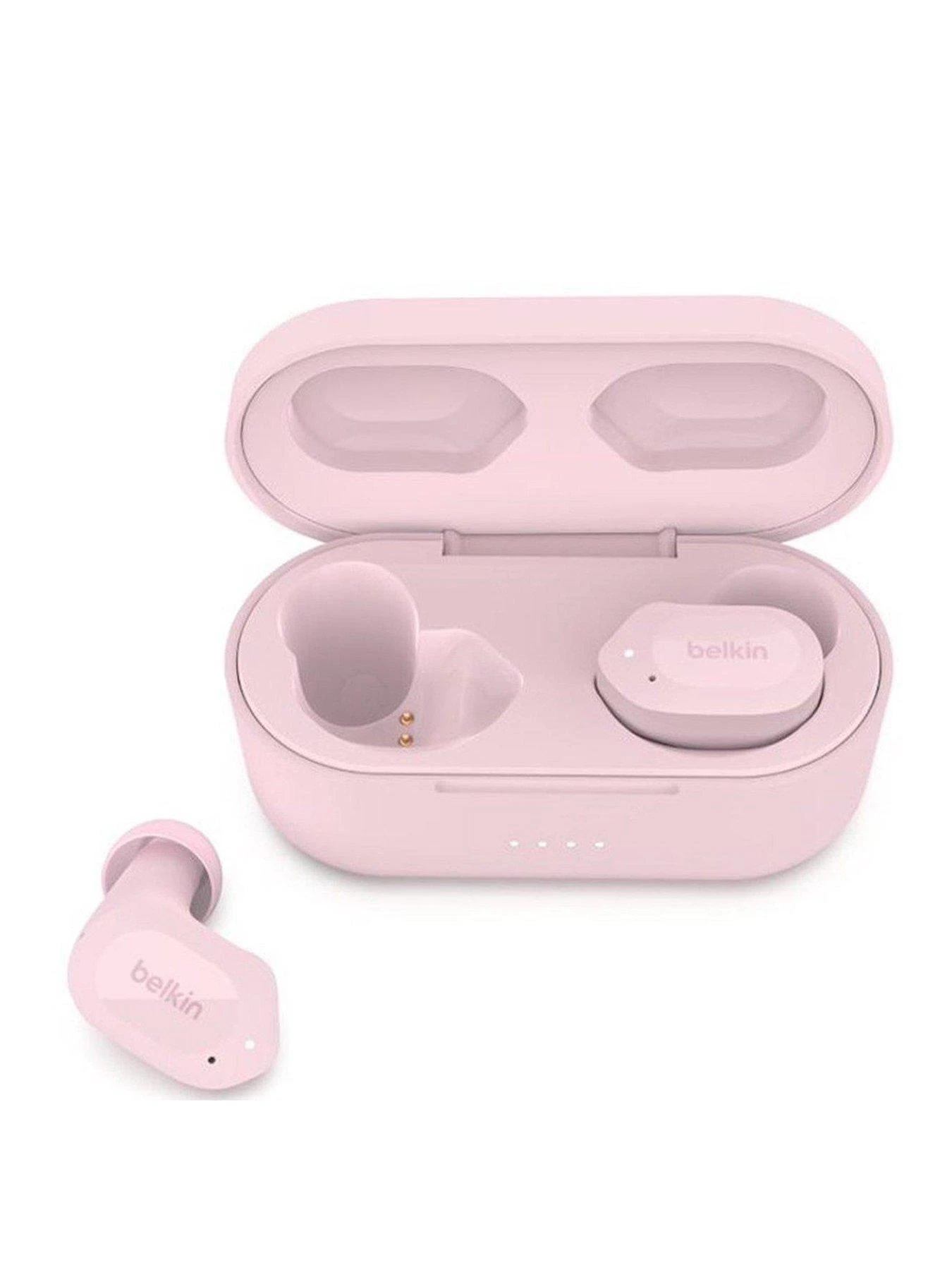 Belkin SOUNDFORM PLAY TRUE WIRELESS EARBUDS, Pink 1 Belkin SOUNDFORM PLAY TRUE WIRELESS EARBUDS, Pink