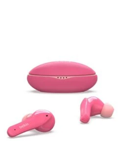 Belkin Soundform NANO TRUE WIRELESS EARBUDS For Kids, Pink -Digital Station V8XZ5 SQ3 0000000063 PINK SLa