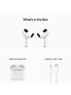 Apple AirPods (3rd Gen, 2021) With Lightning Charging Case -Digital Station V8YEQ SQ7 0000000013 WHITE SLd3