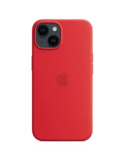 Apple IPhone 14 Silicone Case With MagSafe - (PRODUCT)RED 9 Apple IPhone 14 Silicone Case With MagSafe - (PRODUCT)RED -Digital Station V8Z8V SQ3 0000000017 RED SLa